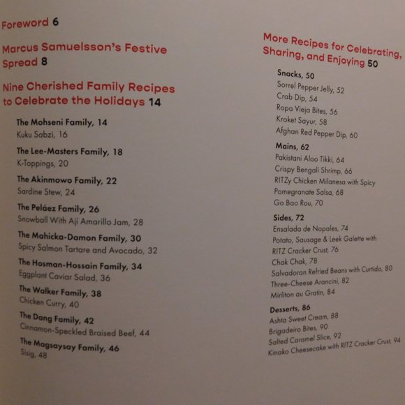 Ritz Crackers & Bon Appétit Cookbook Taste of Welcome Celebration Food Culture - Picture 4 of 6